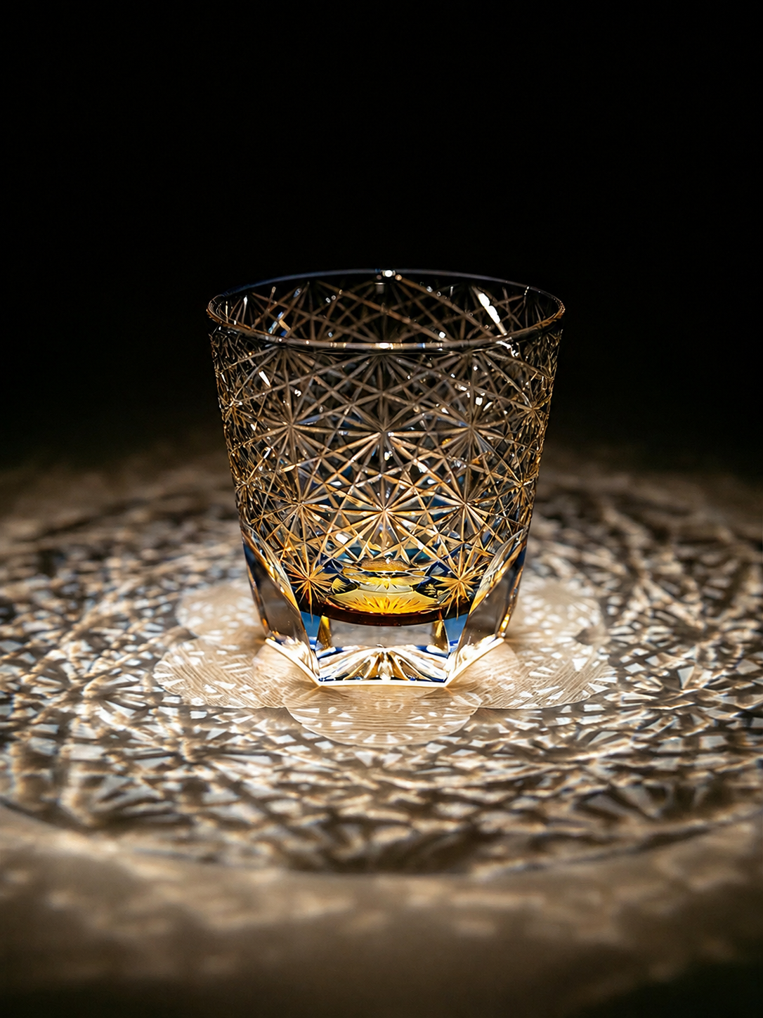 Edo Kiriko Handcrafted Whisky Glass Tumbler