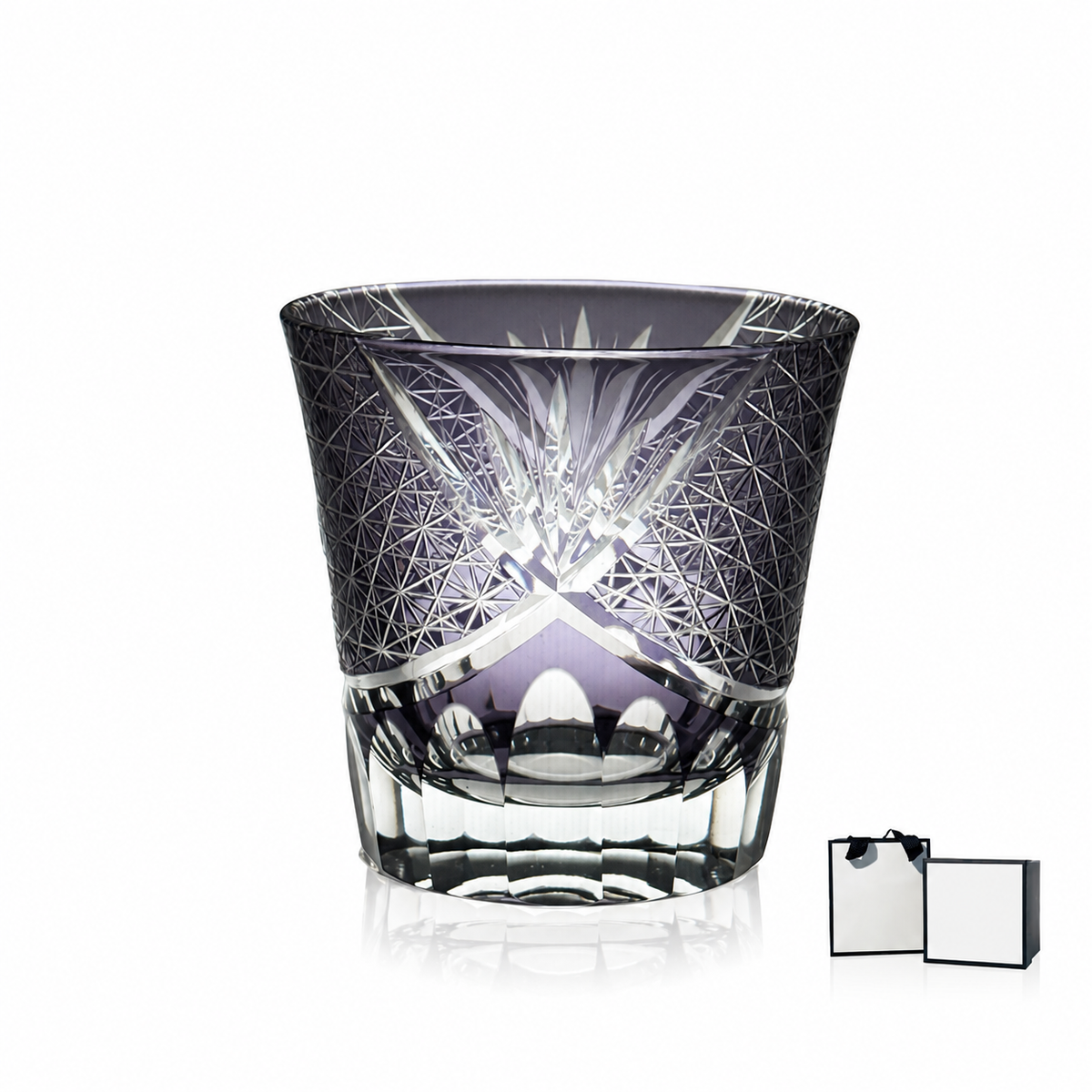 Edo Kiriko Crystal Whiskey Glass