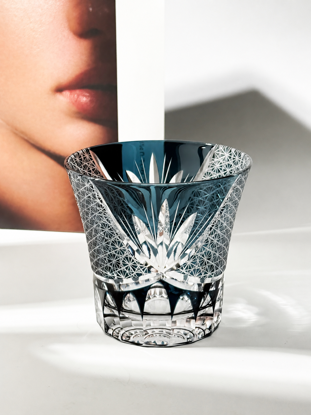 Edo Kiriko Crystal Whiskey Glass