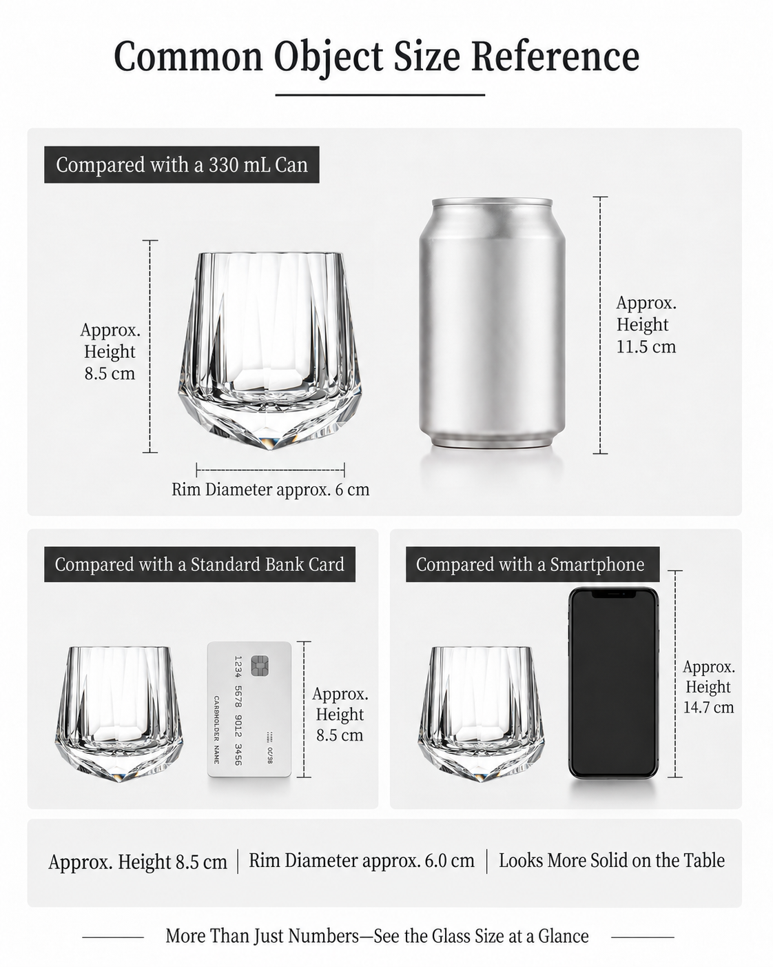 Rocking Cut Crystal Whiskey Glass