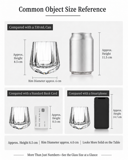 Rocking Cut Crystal Whiskey Glass