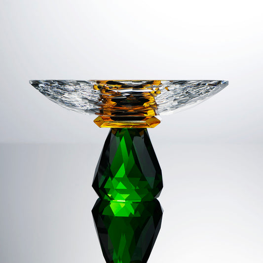 Luxury Crystal Glass Bowl Sculpture