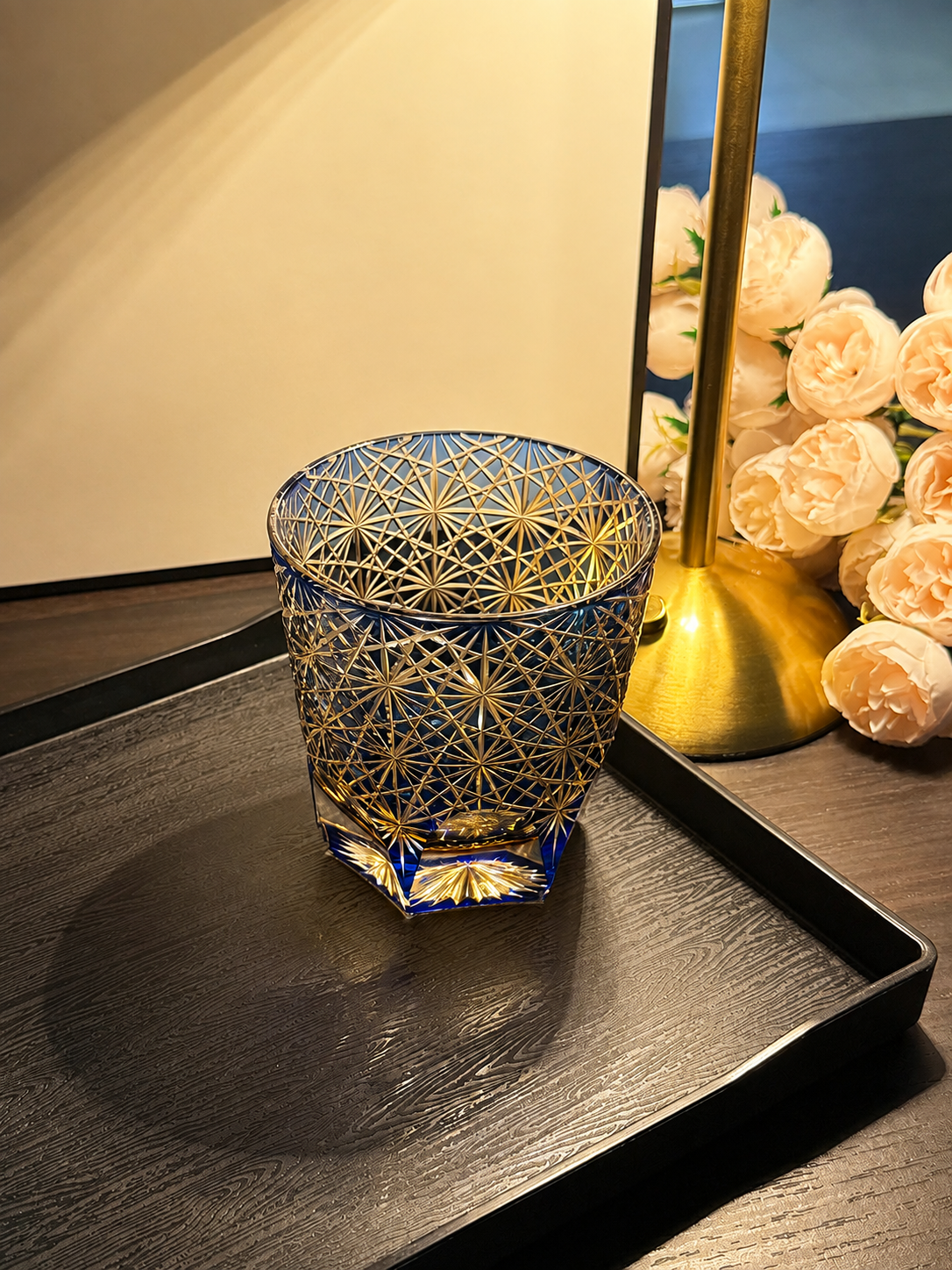Edo Kiriko Handcrafted Whisky Glass Tumbler
