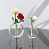 Moon Ring Crystal Bud Vase