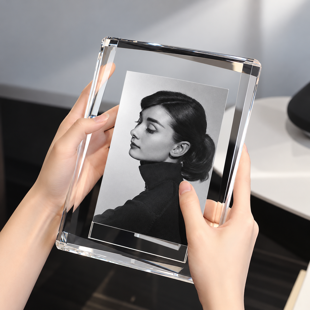 Crystal Glass Photo Frame