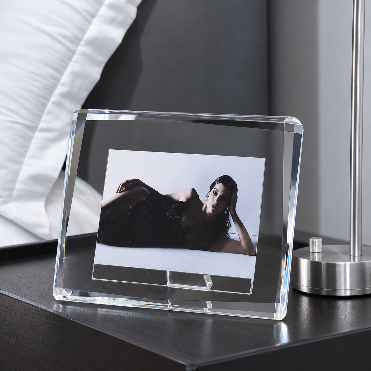 Crystal Glass Photo Frame
