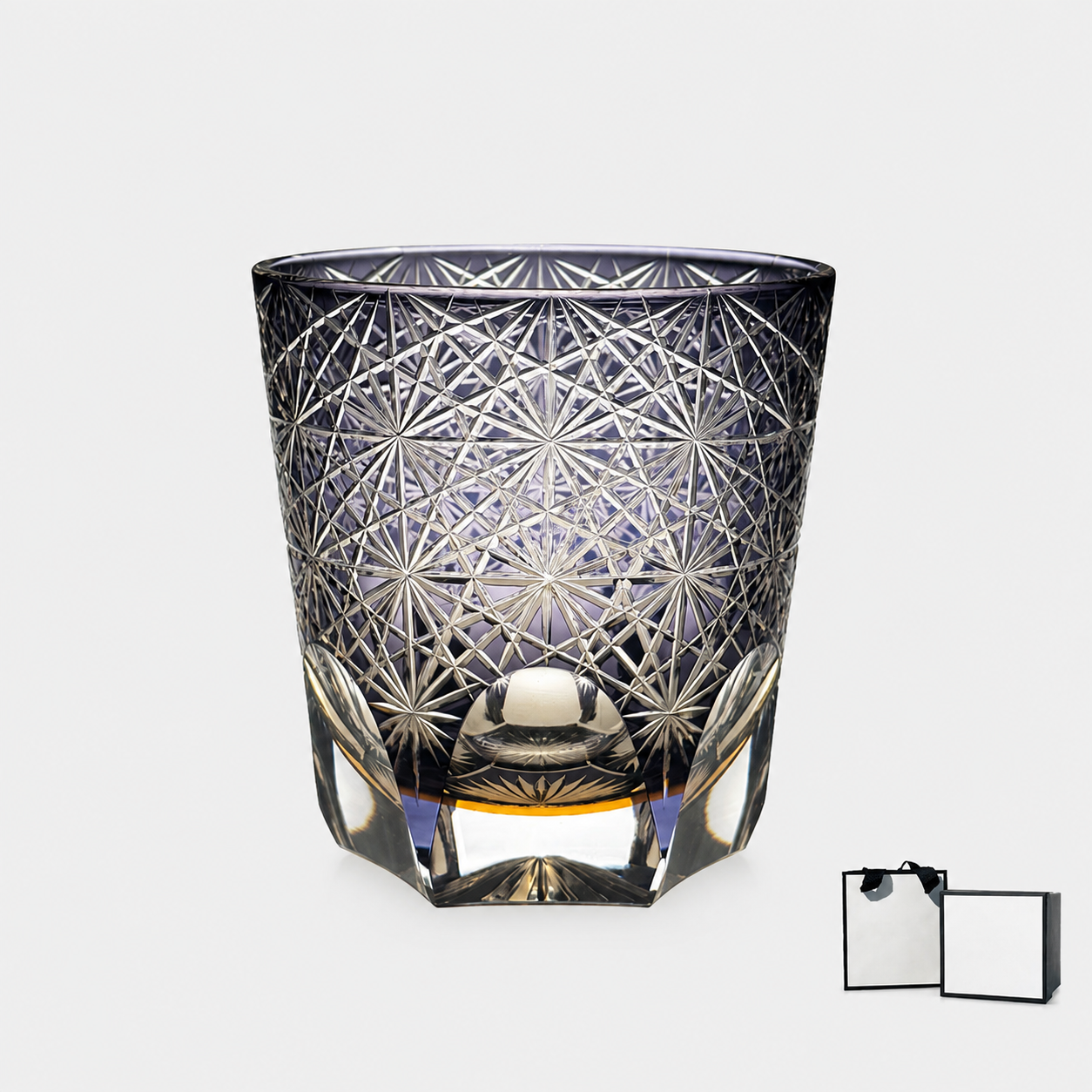 Edo Kiriko Handcrafted Whisky Glass Tumbler