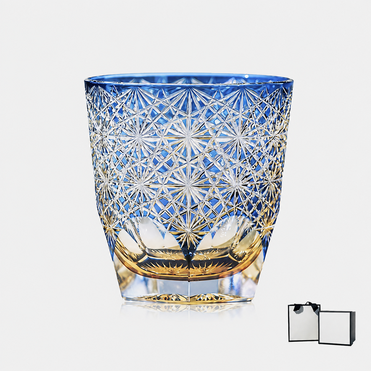 Edo Kiriko Handcrafted Whisky Glass Tumbler