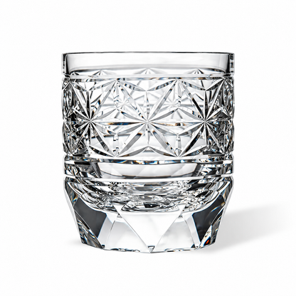 Starburst Cut K9 Crystal Whiskey Glass
