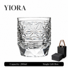 Starburst Cut K9 Crystal Whiskey Glass